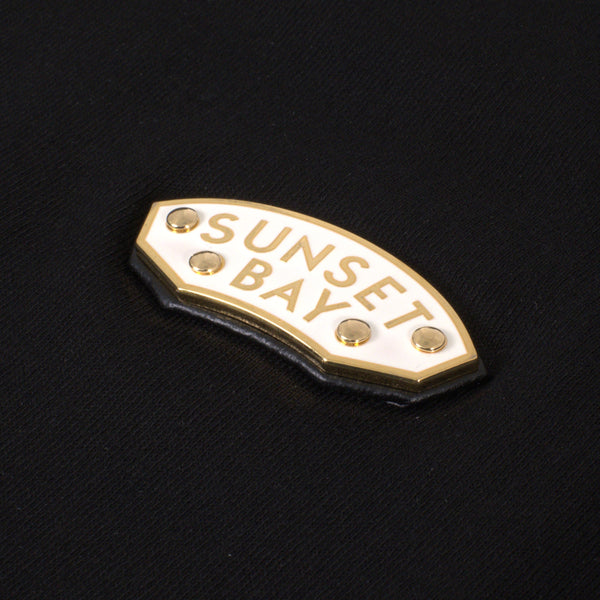 SUNSET BAY - ANCHORS L/S - BLACK / WHITE / GOLD