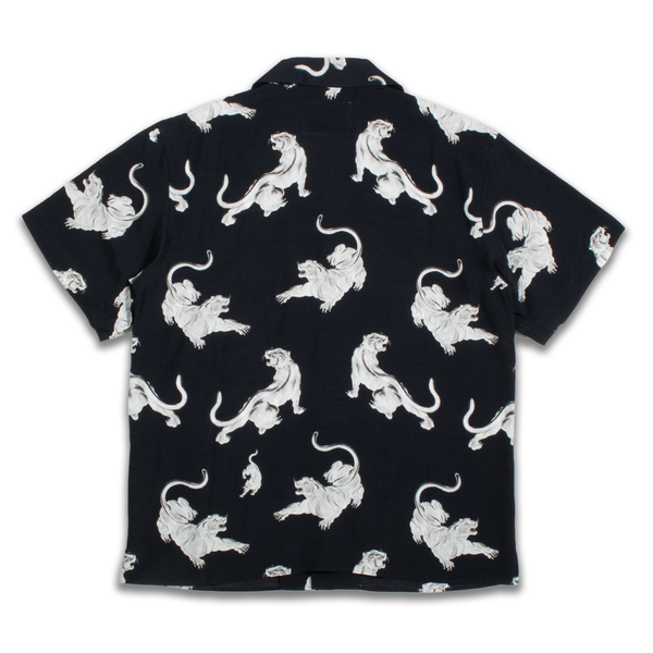 MASSTARD - RESORT SHIRT - panther BLACK
