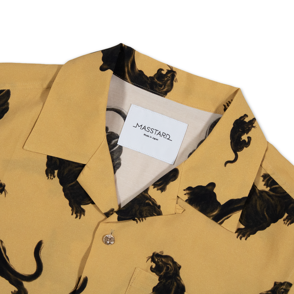 MASSTARD - RESORT SHIRT - panther GOLD