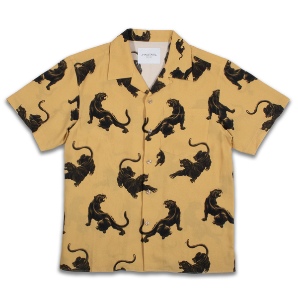 MASSTARD - RESORT SHIRT - panther GOLD