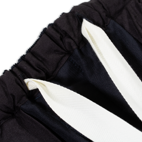 MASSTARD - ARMY WIDE TROUSERS -comfort line- NAVY