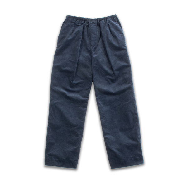 MASSTARD - ARMY WIDE TROUSERS -comfort line- NAVY