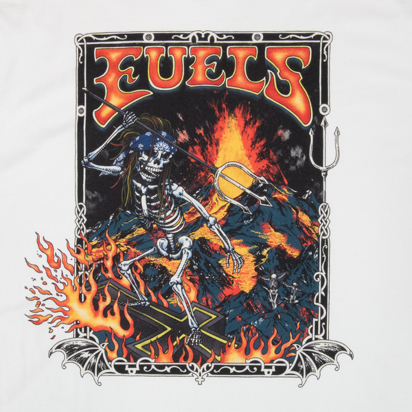 FUELS - S/S OUT OF HELL TEE - WHITE