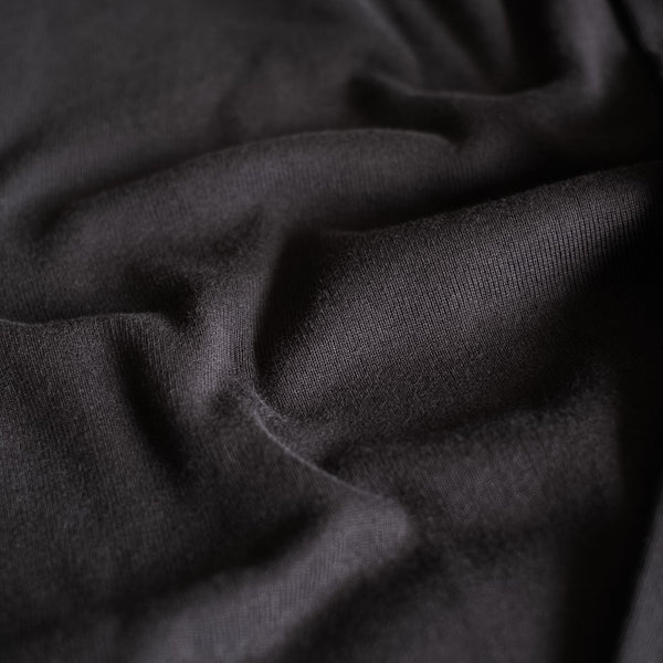 MASSTARD - L/S MALIBU RIB BOAT TEE - BLACK