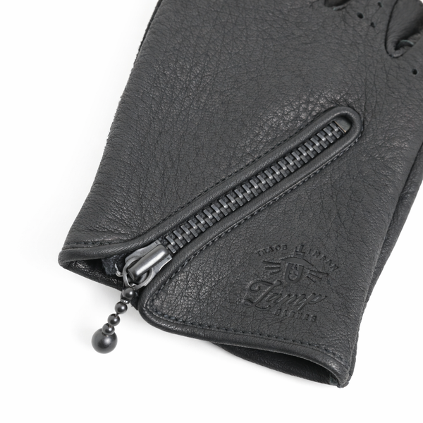 Lamp gloves -driving glove 【CUT】- BLACK×BLACK