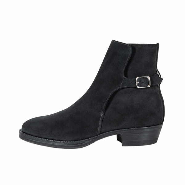 SUNSET BAY - ROVER - BLACK SUEDE