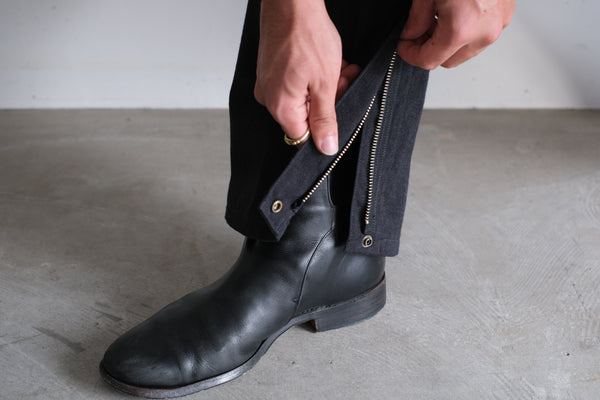 PHIGVEL -C/W AVIATOR SLACKS- CHARCOAL