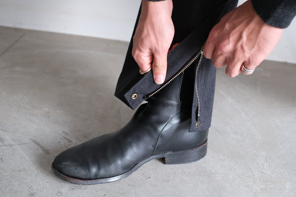 PHIGVEL -C/W AVIATOR SLACKS- CHARCOAL