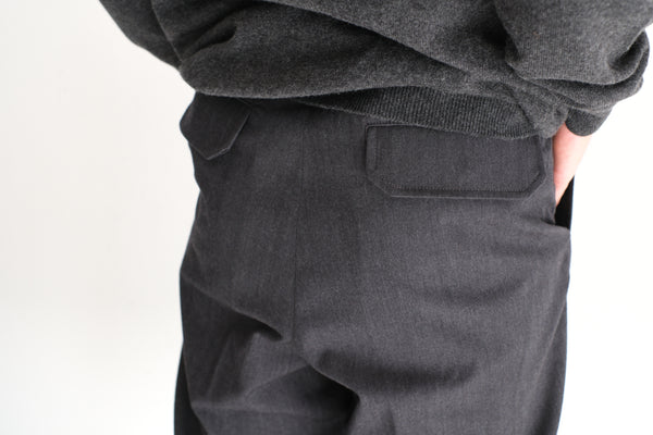 PHIGVEL -C/W AVIATOR SLACKS- CHARCOAL