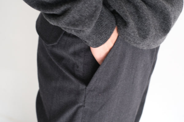 PHIGVEL -C/W AVIATOR SLACKS- CHARCOAL