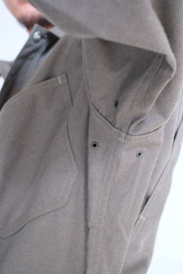 PHIGVEL -C/W AVIATOR JUMPSUIT- B.GRAY