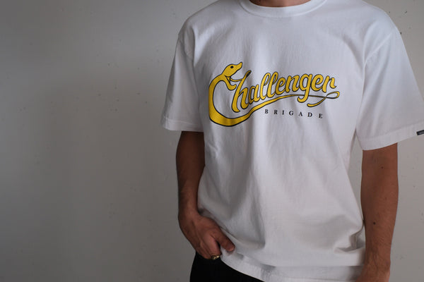 CHALLENGER - SNAKING TEE - WHITE