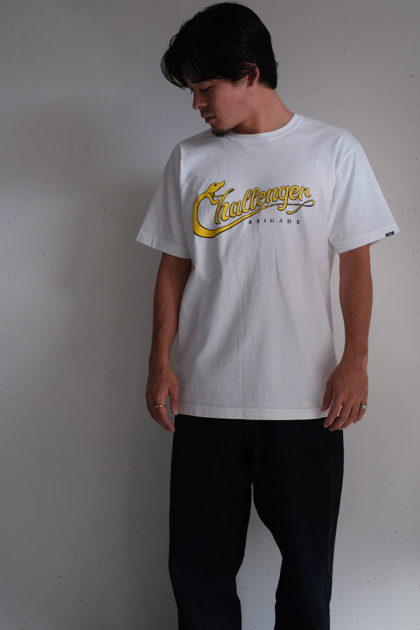 CHALLENGER - SNAKING TEE - WHITE