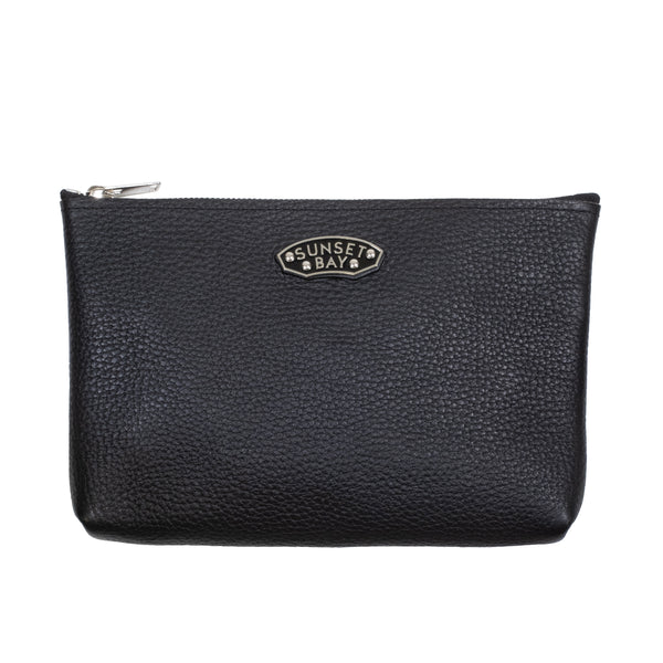 SUNSET BAY - SIGNET POUCH (Large) BLACK