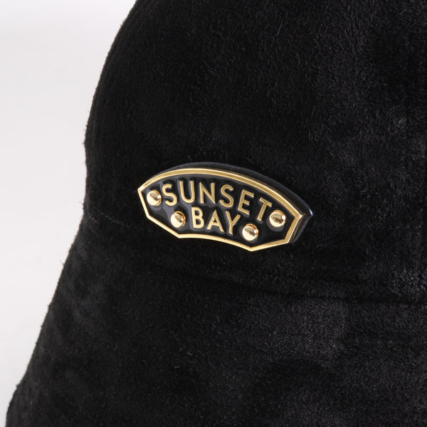 SUNSET BAY - MARINER - BLACK SUEDE