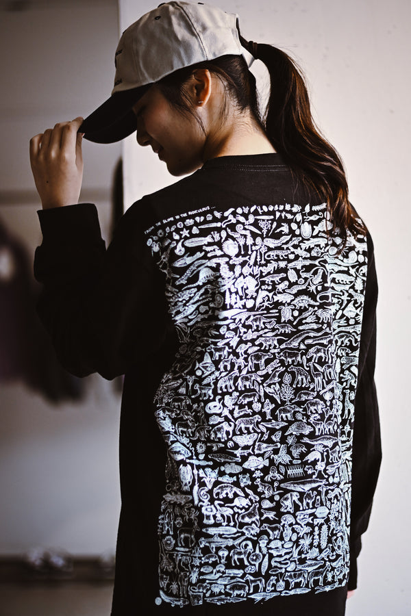 RAY TROLL - EVOLVE L/S T Shirt - BLACK