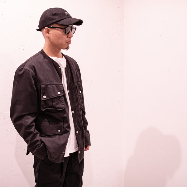 nonnative - RIDER JACKET COTTON DRILL PIGMENT DYE WITH WINDSTOPPER®