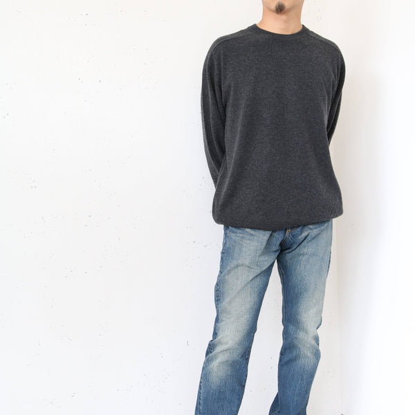 nonnative - DWELLER PULLOVER SWEATER CASHMERE YARN -CHARCOAL