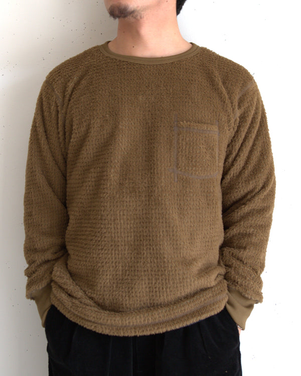 nonnative - DWELLER L/S TEE POLARTEC® ALPHA® DIRECT - COYOTE