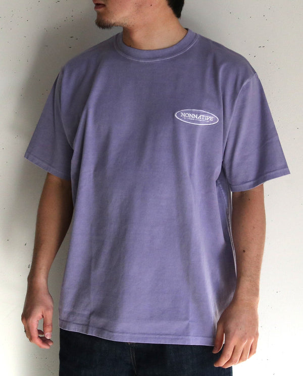 DWELLER S/S TEE "NONNATIVE - 1” / PURPLE