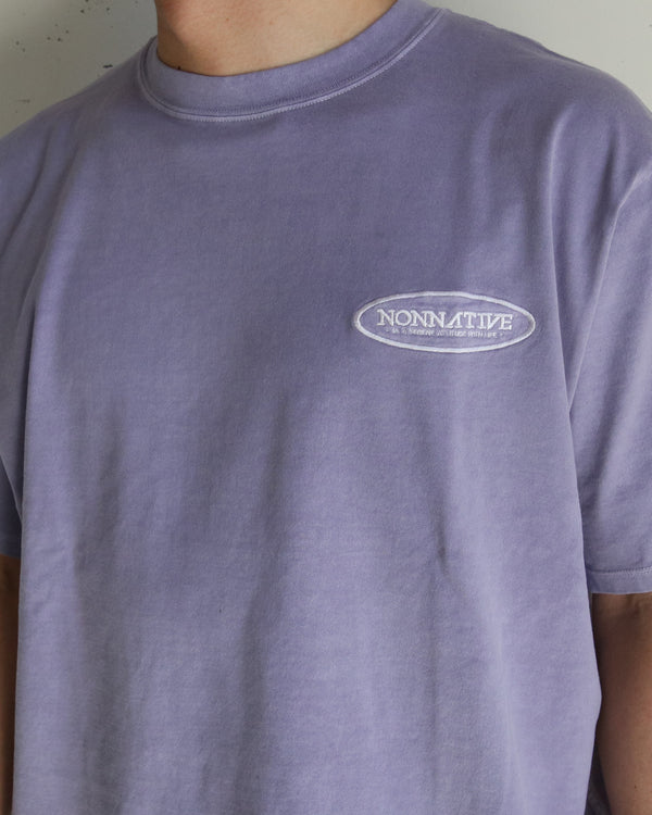 DWELLER S/S TEE "NONNATIVE - 1” / PURPLE