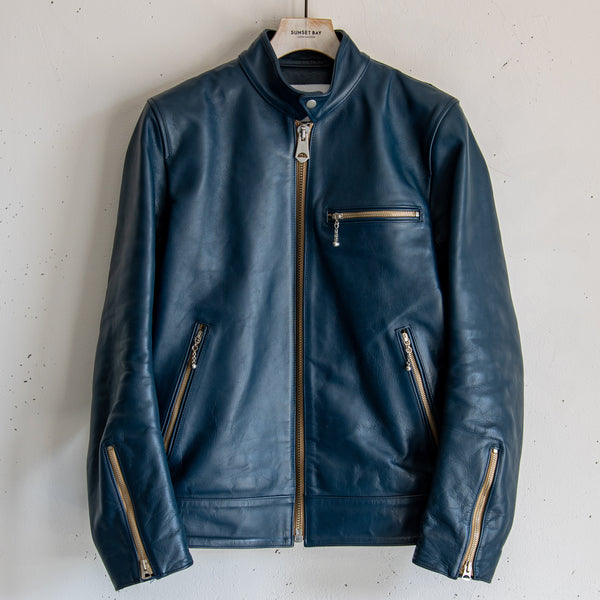 SUNSET BAY - CLYDE NAVY HORSE HIDE - size:3【THE ARCHIVE】