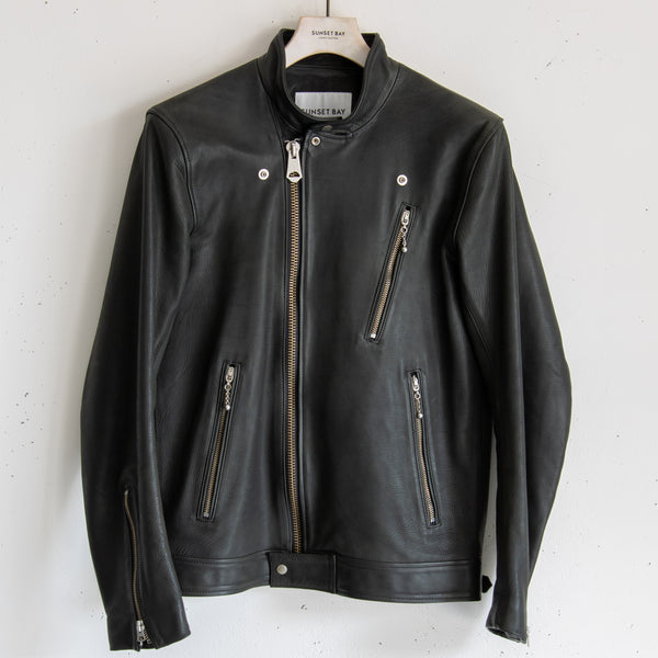 SUNSET BAY -NATALIE CALF BUZZARDS - BLACK - size:3【THE ARCHIVE】