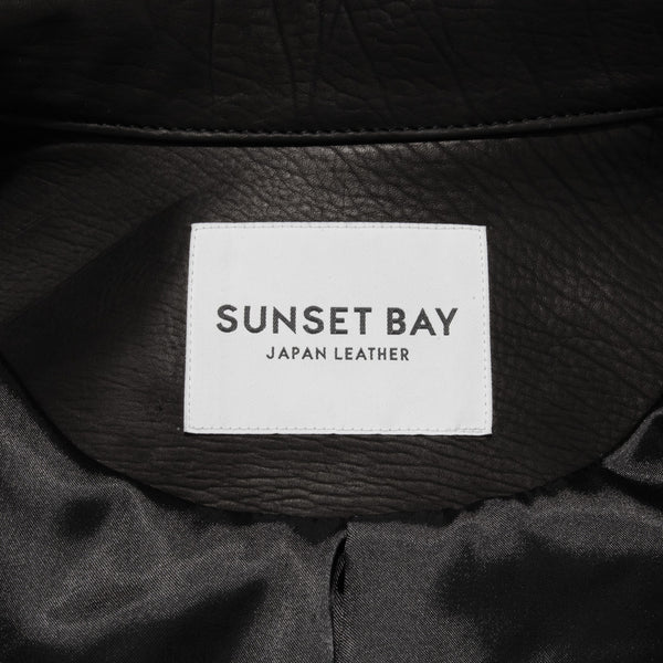 SUNSET BAY -NATALIE CALF JAMES- BLACK