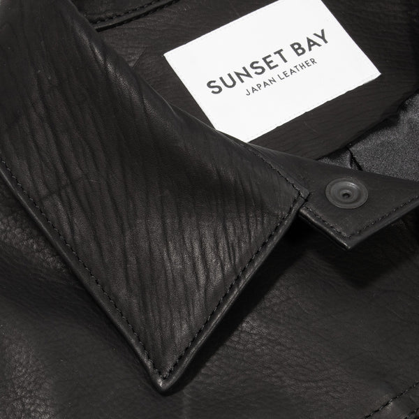 SUNSET BAY -NATALIE CALF JAMES- BLACK