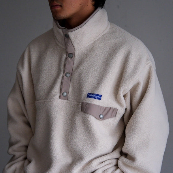 CHALLENGER - PULLOVER LOGO FLEECE - WHITE