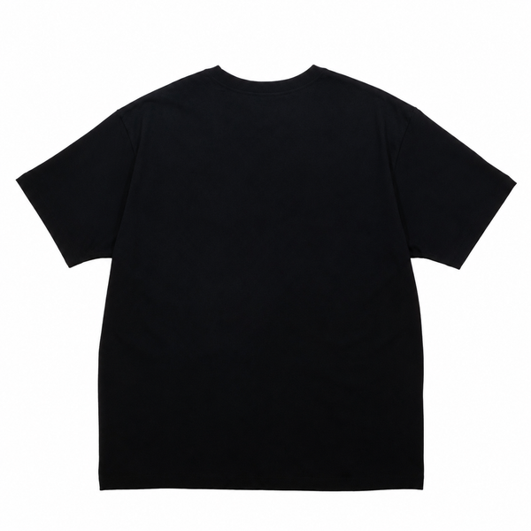 FUELS - S/S LEATHER TAG Tee - BLACK