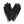 Lamp gloves - SLIDER GLOVE - BLACK