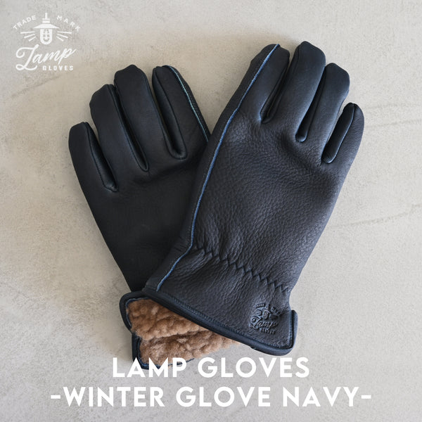 Lamp gloves -Winter glove- NAVY