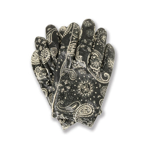 Lamp gloves -Utility glove Shorty- Paisley BLACK – anemoscope