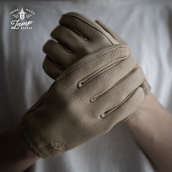 Lamp gloves -Utility glove Shorty- GREIGE