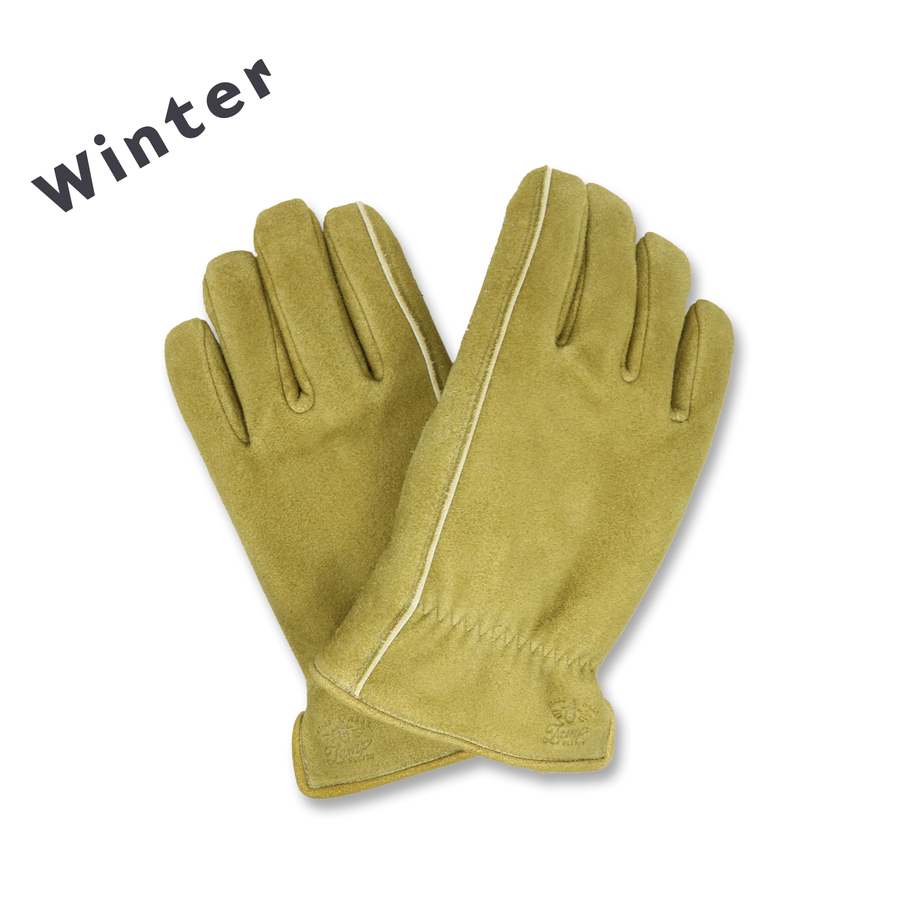 Lamp gloves -premium line- winter glove- Camel suede