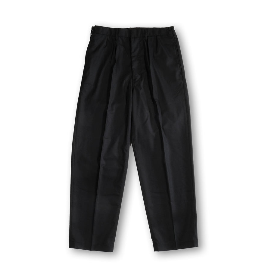 MASSTARD - DAILY WIDE TROUSERS - BLACK