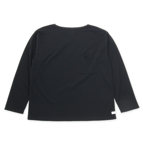 MASSTARD - L/S NEW POCKET BOAT TEE - BLACK