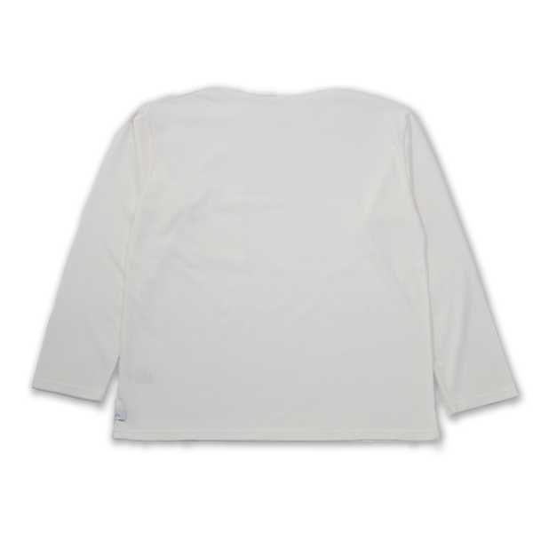 MASSTARD - L/S NEW POCKET BOAT TEE - WHITE