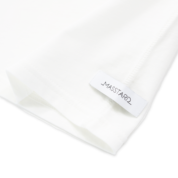 MASSTARD - L/S NEW POCKET BOAT TEE - WHITE