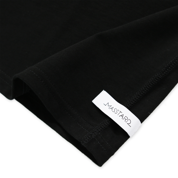 MASSTARD - L/S NEW POCKET BOAT TEE - BLACK