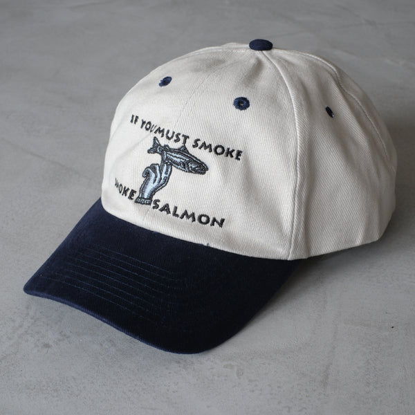 RAY TROLL - Smoke Salmon 6Panel Cap - NAVY