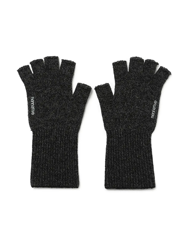 nonnative -DWELLER CUT OFF GLOVES WOOL YARN - CHARCOAL