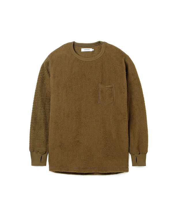 nonnative - DWELLER L/S TEE POLARTEC® ALPHA® DIRECT - COYOTE