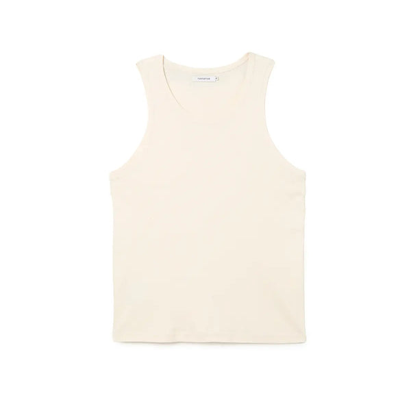 nonnative - DWELLER TANK TOP COTTON RIB - IVORY
