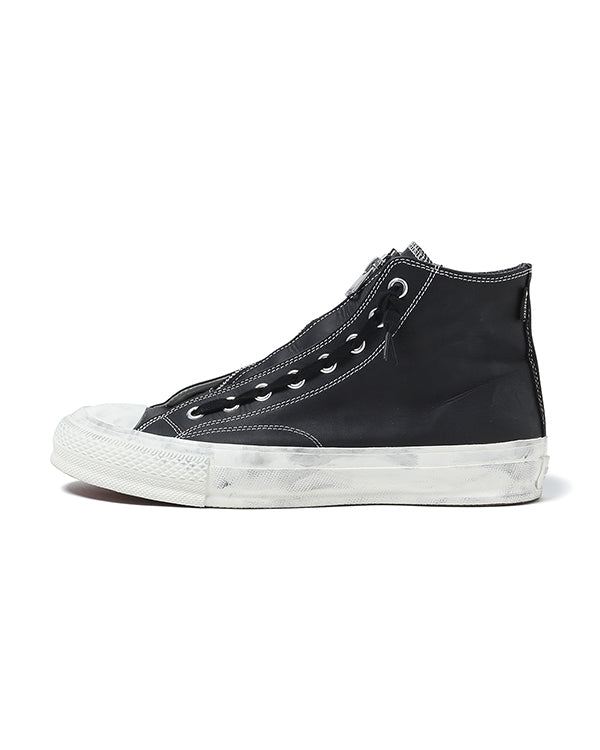 nonnative -  DWELLER TRAINER HI COW LEATHER WITH GORE-TEX by SPINGLE MOVE - BLACK