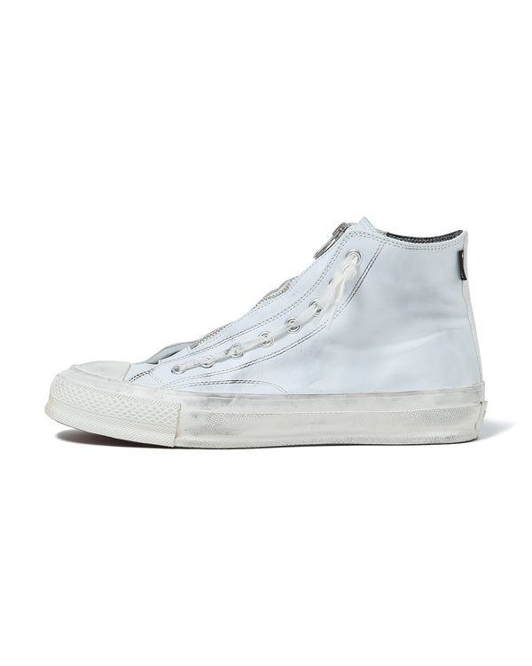 nonnative -  DWELLER TRAINER HI COW LEATHER WITH GORE-TEX by SPINGLE MOVE - WHITE