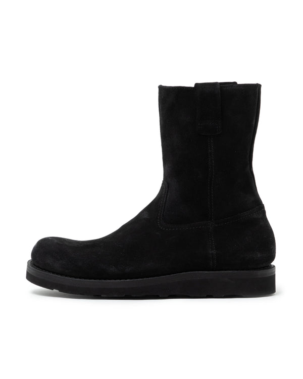 nonnative - WORKER ZIP UP BOOTS COW LEATHER - BLACK