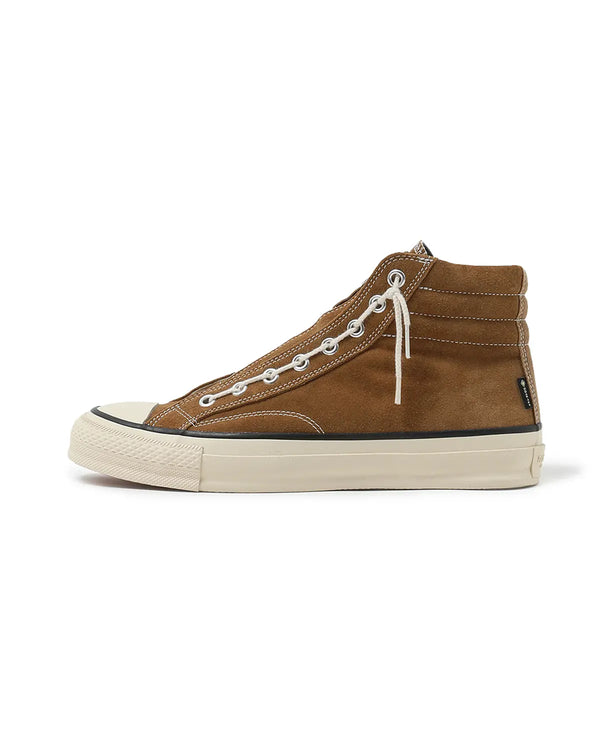nonnative - DWELLER TRAINER 2 HI COW LEATHER WITH GORE-TEX by SPINGLE - BROWN