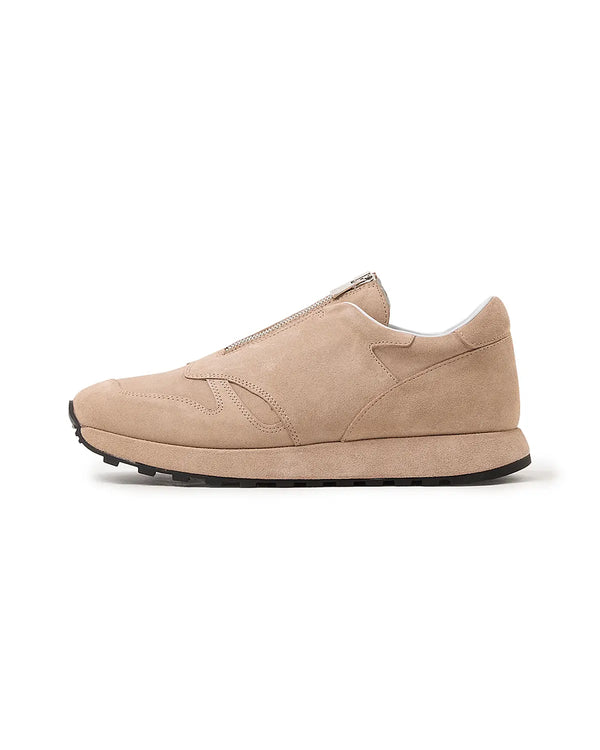 nonnative - DWELLER JOG TRAINER COW LEATHER by SABOR - SAND
